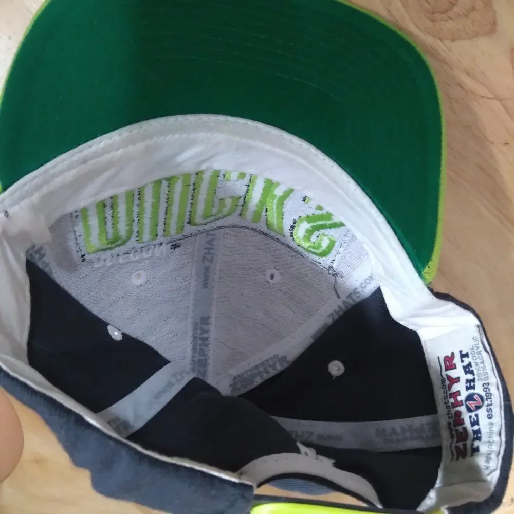 Zephyr University of Oregon Ducks Neon Snap Back Hat